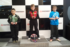 Racing Perfection Kart Academy Brighton Cadet Final Podium - Round 1